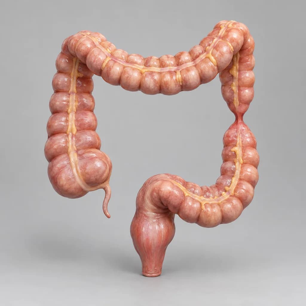 Model of a structurally normal colon